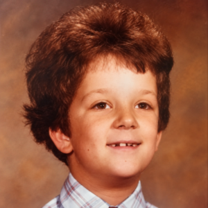 Childhood photo of Albert Perry, founder of The Sunrise Warrior and a survivor of childhood sexual abuse